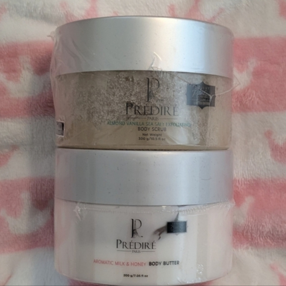 Milk & Honey Body Butter Almond Vanilla Sea Salt Scrub Predire Skincare Lot Set - Picture 11 of 11
